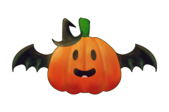 CUTE WITCHY PUMPKIN FOR HALLOWEEN