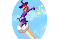 magical-girl-on-a-cloud